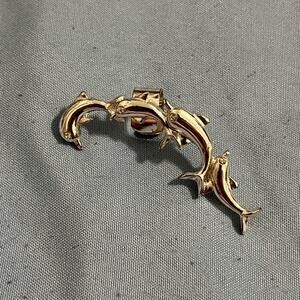 Dolphins Ear Cuff sterling silver